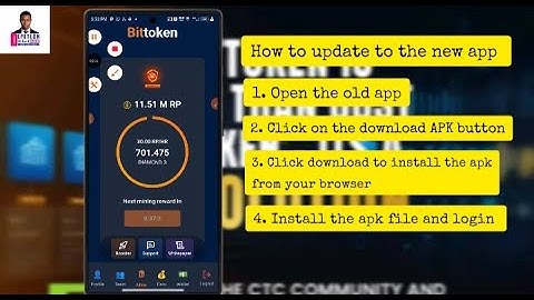 HOW TO INSTALL THE NEW BITTOKEN APK FILE #ctc #cryptocurrency #airdrop #viral