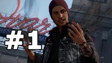 Infamous Second Son Walkthrough Part 1 - No Commentary Playthrough (PS4)