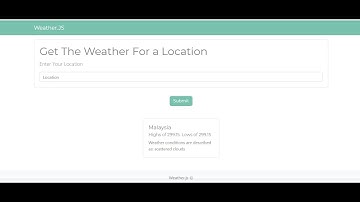 CS50 Final Project : Weather Forecast