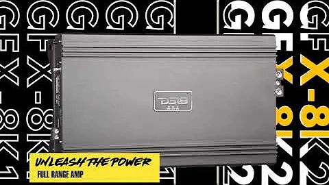 RELEASE THE POWER!! 8000 WATTS OF PURE POWER!! FOR MIDS, OR SUBS. GFX SERIES 8K AMPS DS18