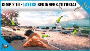 GIMP Layers Beginners Tutorial - GIMP 2.10