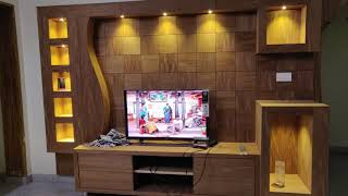 Wooden TV Wall Unit/TV Wall Mount Designs & Ideas | Direct Manufacturer | Coimbatore