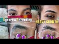 heavy growth eyebrow threading | bhatia bijal