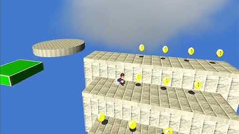 Mario 3d demo in unity3d showcasing my 3d platformer engine video 02