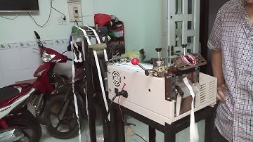Máy cắt thun lạnh tự động 4 in 1.