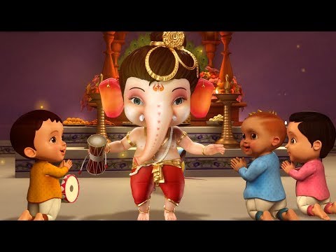 Ganesha Kids Song  Kannada Rhymes for Children  Infobells