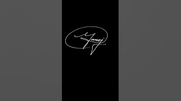 Manoj signature style video | Best Design your name | Top signature style | #signature #sign #art