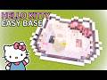 Minecraft Tutorial - Building a Hello Kitty Survival Base