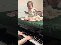 Chopin lovers 👶🤍大好きなショパン☺️ #mombaby #piano #familytime