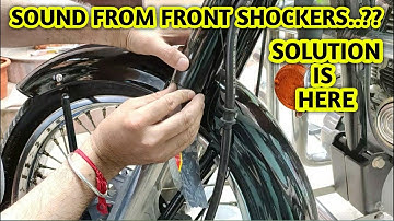 Royal Enfield Front Shocker Sound Problem | Solution is Here | LiveLoveRide | DIY |