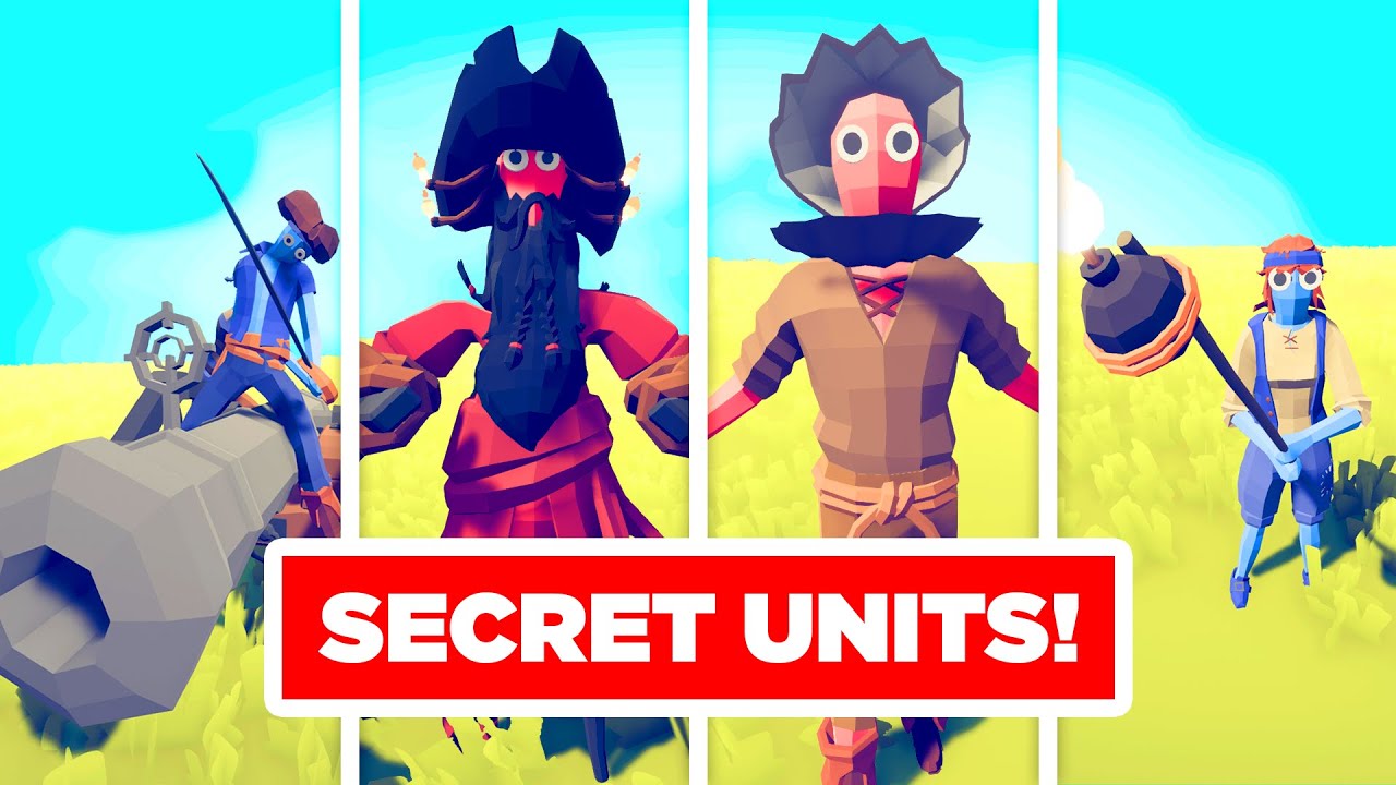 Secret unit. Totally accurate Battle Simulator черная борода.