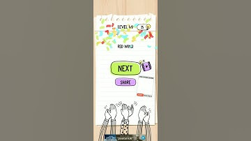 Brain test Level 49 | Make the red win the race