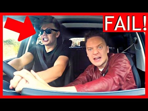 FAKE CARPOOL KARAOKE FAIL!