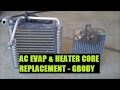 How To Replace Heater Core and AC Evaporator Classic Gbody Garage