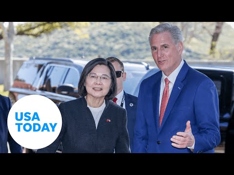 Kevin McCarthy buffs Chinese threats, meets Taiwan's president in California | USA TODAY