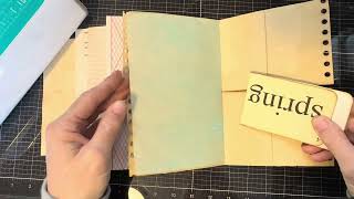 full of scrap; building another use-up-your-scraps journal