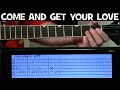 Come And Get Your Love Guitar Tab & Guitar Chords with Guitar Lesson by Redbone