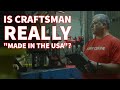 Craftsman's New USA Factory Tour (Reaction)