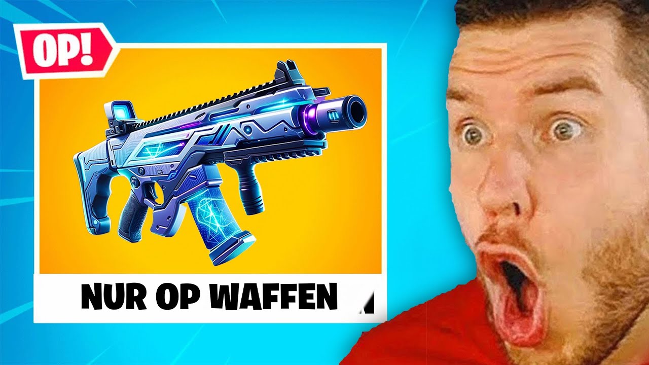 wir dürfen nur OP UPGRADE Waffen in Fortnite benutzen!