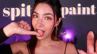 ASMR Spit Painting You (Intense Mouth Sounds)