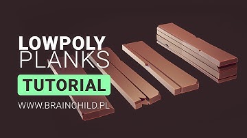 TUTORIAL - Quick 3D Modeling Basic Lowpoly Plank in Blender 3.0