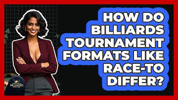 How Do Billiards Tournament Formats Like Race-to Differ? - Billiards Hustlers
