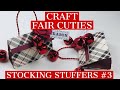 CRAFT FAIR ALERT #3!! 🎄STOCKING STUFFERS 🎄Made From A 6x6 Piece Of Paper...CRAZY EASY!!