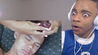 OMG NOOO! SISTER CUTS OFF BROTHERS 360 WAVES IN HIS SLEEP REACTION \& RANT!