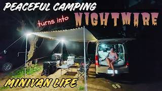 MAGANDA SANA ANG CAMPSITE KAYA LANG!!?? | THIS IS EVERY CAMPERS WORST NIGHTMARE | MINIVAN CAMPING