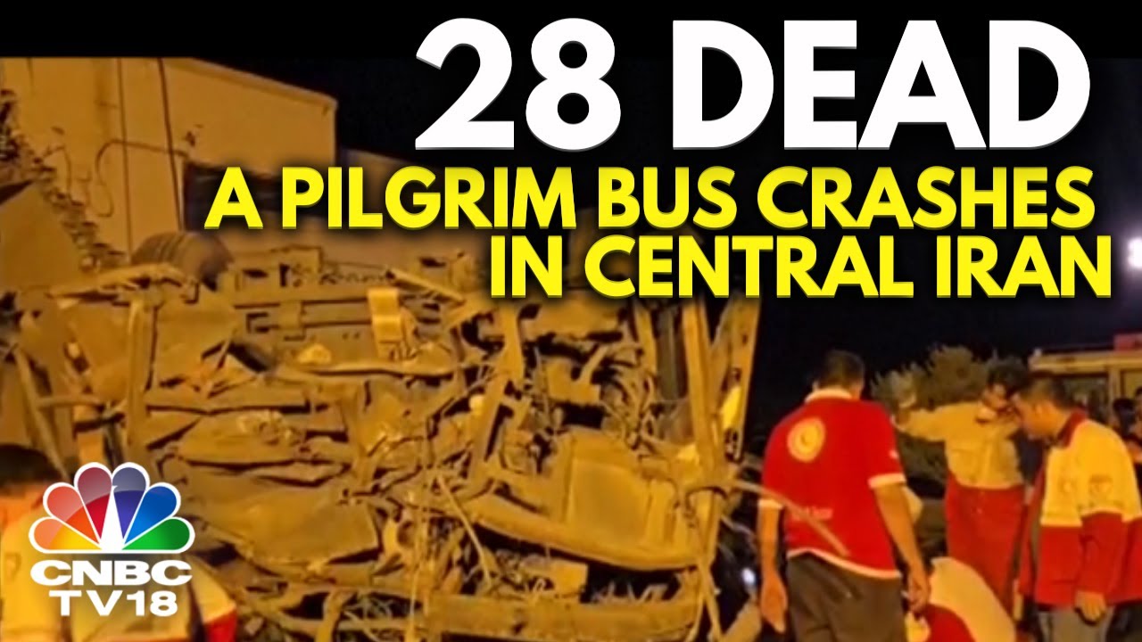 A Pilgrim Bus From Pakistan To Iraq Crashes In Central Iran | Iran Bus Crash | N18G | CNBC TV18