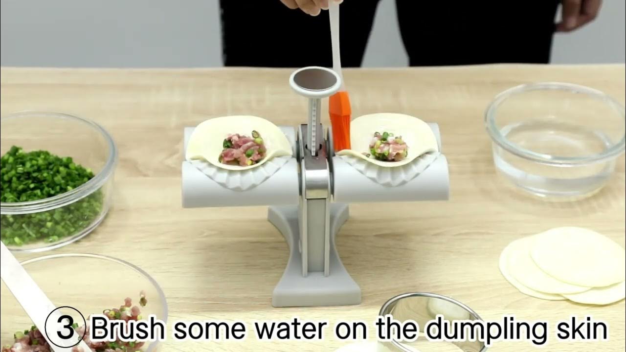 How to use dumpling maker machine? YouTube
