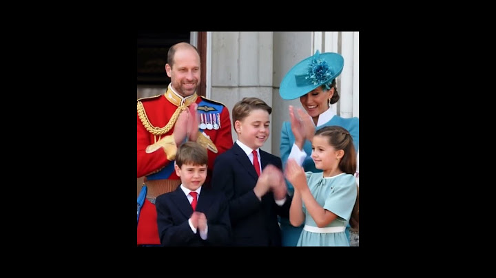 The Part No One Saw at the palace balcony ￼ on the trooping of color