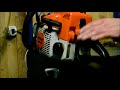 Как завести бензопилу stihl 180