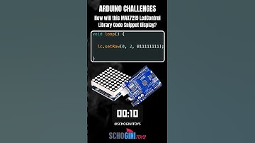 Arduino Quiz For You Ep 5Max7219 Matrix Display #robotics