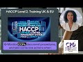 HACCP Level 2 Training UK &amp; EU | Food Safety Awareness for Catering Staff