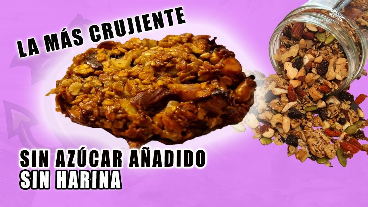 🍪¡GALLETAS de GRANOLA! Fácil y Saludable😋
