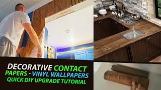 5 EASY Steps to INSTALL Contact Paper | Transform Your Space! 🔥