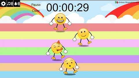 1 minute Emoji Race Timer