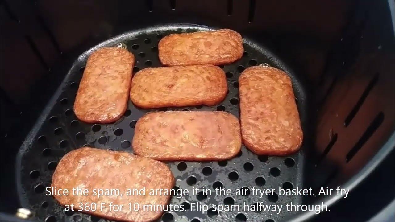 How to cook spam in the air fryer YouTube