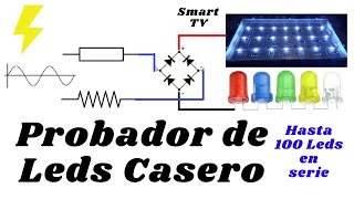 PROBADOR DE LEDS CASERO ⚡ BRICOLAJE DE ELECTRÓNICA