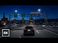 Osaka Bay Sunset Drive With Pure Ambient Sound