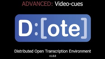 DOTE - How to use Video Cues (Advanced)