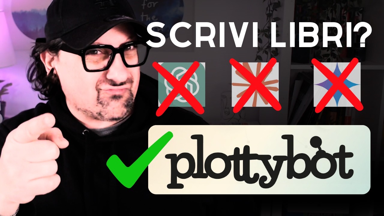 Come Scrivere libri con l'intelligenza artificiale Corso Completo - Usa PlottyBot non ChatGpt