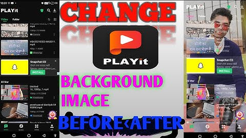 🤫PlAYit k Homescreen पर अपना फोटो कैसे लगाएं।How to change Playit background।#Playitbackgroundchange