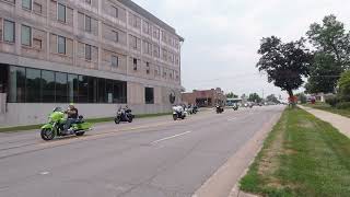 The Wall That Heals motorcycle escort