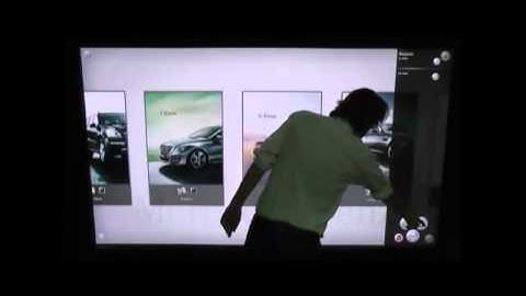 Interactive Media Screen - Omnirequest on Samsung Duo Touchscreen