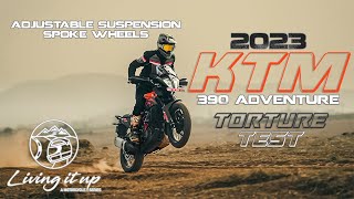 2023 KTM 390 Adventure  Spoke Wheel Review | 390 Adventure X Tested | Sagar Sheldekar Official