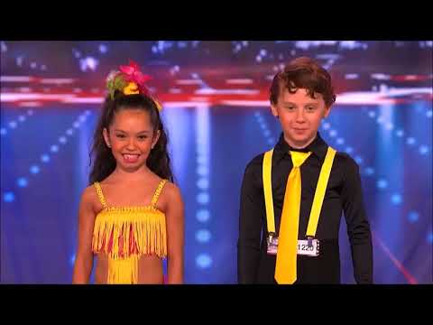 Yasha & Daniela - Amazing Kid Dancers Dance to America's Got Talent  2014
