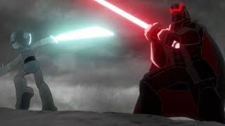 Jedi Droid vs. The Inquisitor Duel - (Star Wars: Visions, Episode 6)