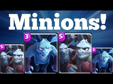 Clash royale უამრავი მინიონი